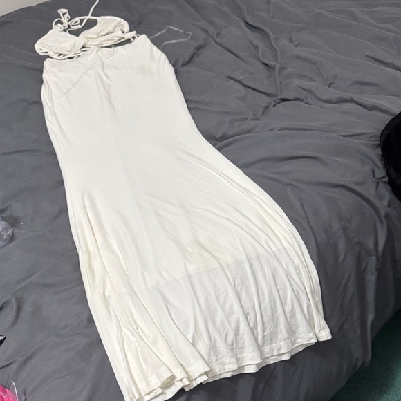 Fashion Nova White Backless Dress - Picture 5 of 8